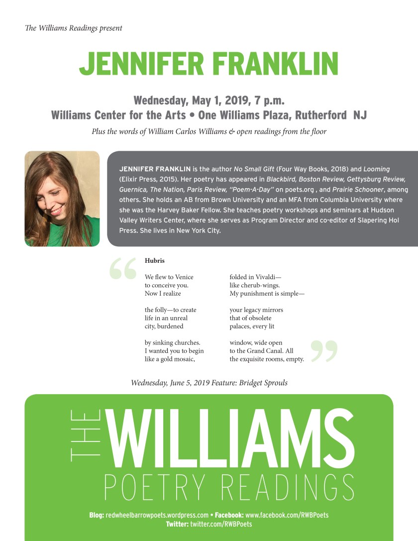 Williams Readings-JFranklin-May2019.indd